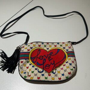 Brighton "Love & Joy" Canvas Crossbody